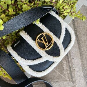 Louis Vuitton Shearling LV Pont 9 Soft PM Shoulder Bag